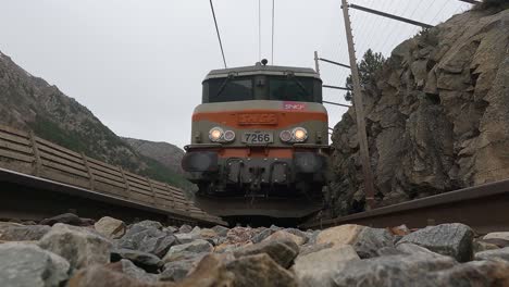 Passenger-train-running-over-a-camera-in-southern-France