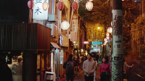 Japanese-Street-Food-Alleyway-in-Shinjuku-in-the-Evening