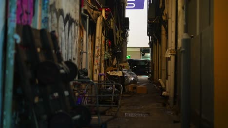 The-atmosphere-of-shabby-narrow-alleys-in-Hong-Kong