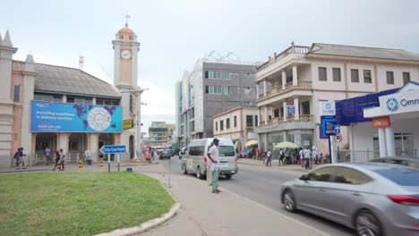 Ghana-Accra-City-Altes-Traditionelles-Und-Historisches-Postamt