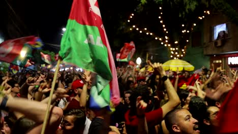 A-crowd-of-Lula-supporters-Celebrate-Election-Result-in-Porto-Alegre