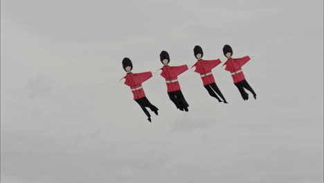 A-kite-in-the-shape-of-the-kings-guard-soldiers-dances-in-the-wind