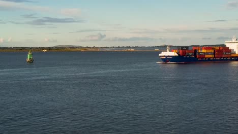 Container-ship-arriving-at-Dublin-Port-Ireland-near-The-Bull-Wall-Channel