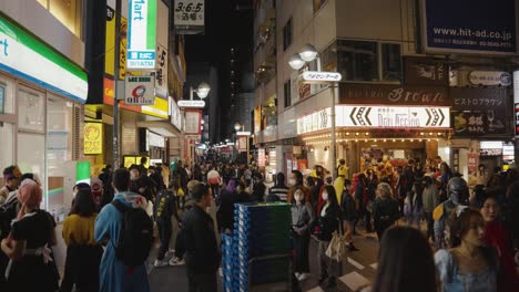 Japanische-Straßen-Voller-Junger-Partygänger-In-Der-Halloween-Nacht