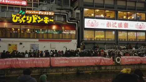 Crowds-of-Halloween-Goers-Line-the-Streets-of-Dotonburi-River-in-Osaka