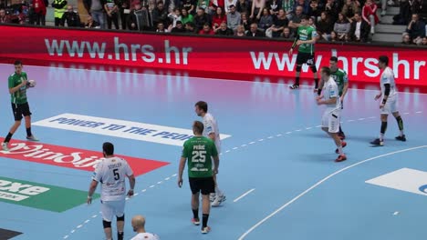Handballspiel,-Mann,-Seha,-Europa,-Aktion-Und-Tor