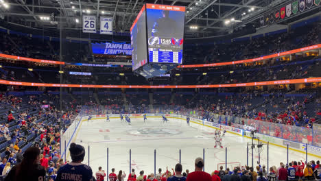 Fans-getting-excited-in-Tampa-bay-lightning-hockey-team-game