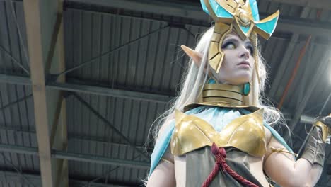 Woman-in-cosplay-uniform-in-the-Japanese-expo-in-Paris
