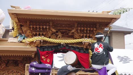 Festvorbereitung-In-Kishiwada-Für-Danjiri-Matsuri