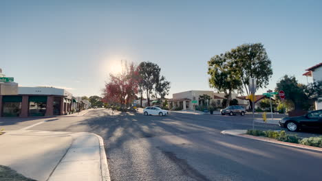 Intersection-in-Rancho-Santa-Fe,-California