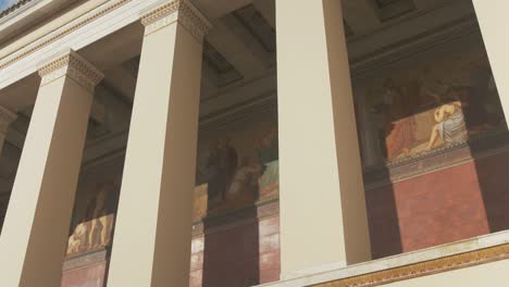 Spectacular-paintings-on-the-entrance-of-the-National-Kapodistrian-University-Athens