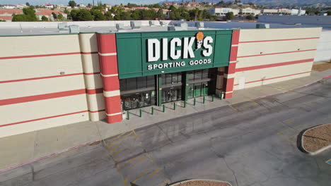 Dick's-Sporting-Goods-Storefront-Entrance-With-No-People-And-No-Cars