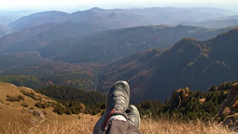 wiggling-feet-from-a-beautiful-mountain-view