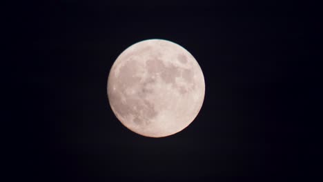 Luna-Llena-En-La-Noche.-Astronomía.-Celestial.-Videografía-De-La-Luna