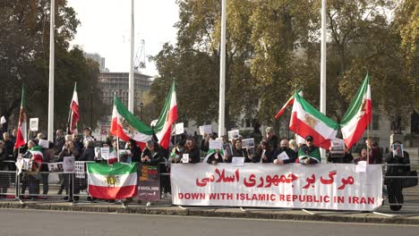 30-November-2022---Iran-Protest-Outside-Houses-Of-Parliament-On-Parliament-Square
