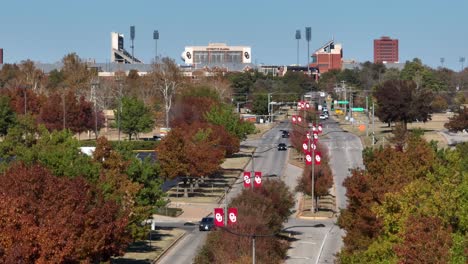 University-of-Oklahoma-logo-and-signs-by-Owen-Field-football-stadium