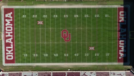 University-of-Oklahoma-football-field.-Rising-aerial-view
