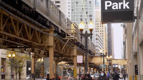 Día-De-Seguimiento-De-Trenes-Elevados-De-Chicago-Cta-Pan-Tilt