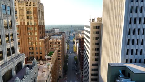 Stadtbild-Der-Innenstadt-Von-Tulsa-Und-Wolkenkratzer