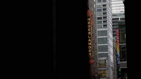 Nederlander-Theater-Sign-Downtown-Chicago-Slow-Motion-Reveal