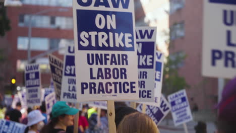 Unfair-Labor-Practice-Signs-Held-High-on-the-Picket-Line-at-the-UC-Academic-Workers-Strike-at-UCLA