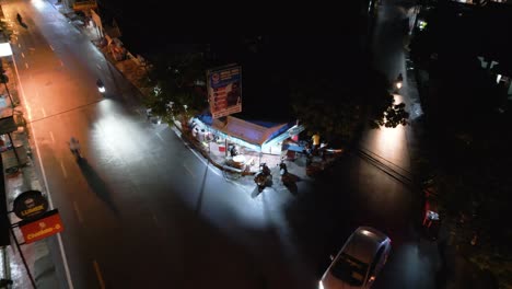 Drone-shot-of-Angkringan-in-Jogjakarta