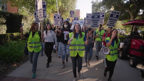 Women-Leaders-Lead-a-Large-Picket-Line-of-UC-Academic-Workers-on-UCLA's-Campus