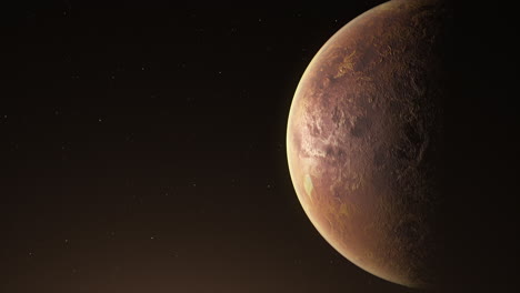 El-Planeta-Venus-Se-Mueve-Lentamente-En-El-Espacio-Ultraterrestre-Con-Estrellas-En-El-Fondo