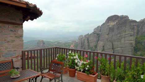 Panoramic-View-of-Meteora-rock-formation-in-Greece-From-one-of-the-Ortodox-Monasteries