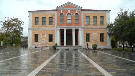 Antiguo-Tribunal-De-Justicia-En-Veria-O-Veroia,-Históricamente-También-Escrito-Berea-En-Grecia