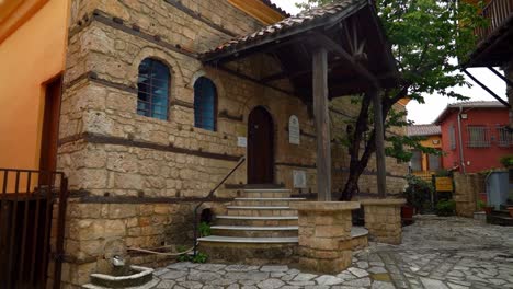 Antigua-Sinagoga-Judía---Sinagoga-Del-Siglo-XIX-En-El-Antiguo-Barrio-Judío-Protegido-De-Barbuta