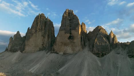 Drone-images-of-the-Three-Peaks-witch-are-the-landmark-of-the-Dolomites-in-south-Tyrol