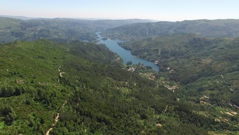 Green-Mountain-River-Landscape-Aerial-View