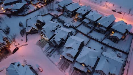 Aerial-view-of-suburban-homes-in-winter-in-the-City-of-Calgary-during-winter