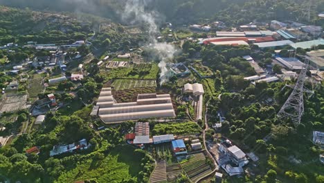 Brandschaden-In-Einem-Landwirtschaftlichen-Betrieb-In-Shap-Pat-Heung,-Tai-Tong,-Yuen-Long