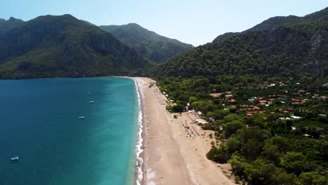 Olympos-beach,-paradise-in-Antalya-region,-Turkey