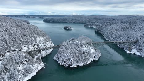 Wide-aerial-view-of-Deception-Pass-bridge-on-Whidbey-Island