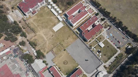 Wide-aerial-view-over-the-National-Polytechnic-Institute-of-Mexico