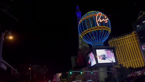 Las-Vegas-nightlife,-entertainment,-dining,-sightseeing,-hotels-and-casinos