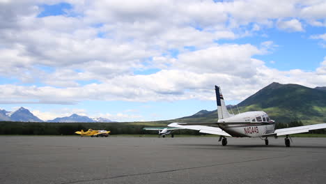 Small-Cessna-Plane-Prepares-for-Takeoff-on-Tarmac