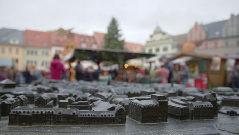 Weimar-Christmas-Market-with-Miniature-City-Map-for-Blind-People