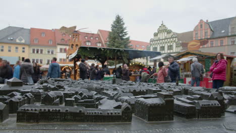 Miniature-Weimar-Map-for-Blind-People-on-Public-Square-during-Christmas-Season