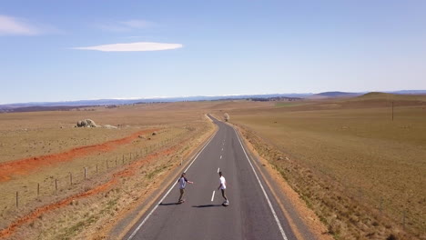 High-Five-Long-Board-Australia-Skateboarding-Open-Road-Perth-Jindabyne-Highway-Drone-Follow-Epic-by-Taylor-Brant-Film