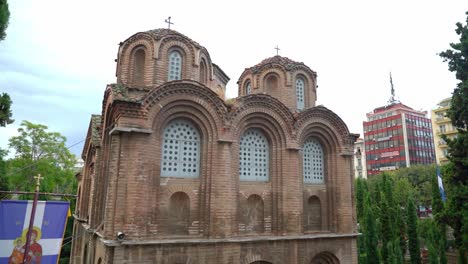 Die-Gut-Erhaltene-Byzantinische-Architektur-Der-Panagia-Chalkeon-Kirche-Von-Thessaloniki-Im-Frühen-Und-Mittelalterlichen-Christentum-Führte-Dazu,-Dass-Sie-In-Die-Unesco-Liste-Des-Weltkulturerbes-Aufgenommen-Wurde