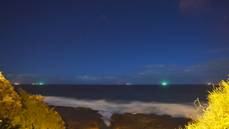 Australia-Bay-Wollongong-South-Coast-Night-Timelapse-with-Merchant-Ships-by-Taylor-Brant-Film