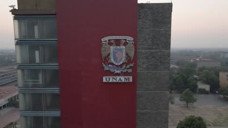 Aerial-view-of-the-UNAM-rectory-tower-in-Mexico-City