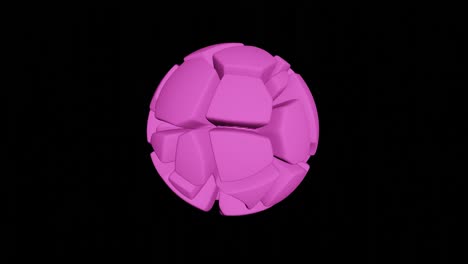Animationsball-In-Schwarzer-Farbe