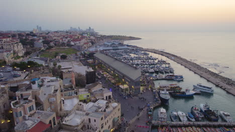 Old-Jaffa-port-full-of-tourists-at-the-night-of-New-Year's-Eve-celebrations-22-23