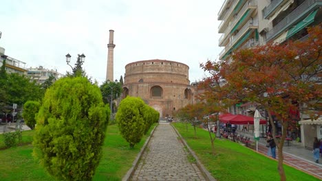 Die-Rotunde-Von-Galerius-In-Thessaloniki-Wurde-Bis-1912-Als-Moschee-Genutzt,-Als-Die-Griechen-Die-Stadt-Während-Des-Balkankriegs-Eroberten