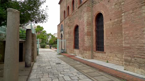 Fachada-De-La-Catedral-De-Agia-Sophia-En-Tesalónica